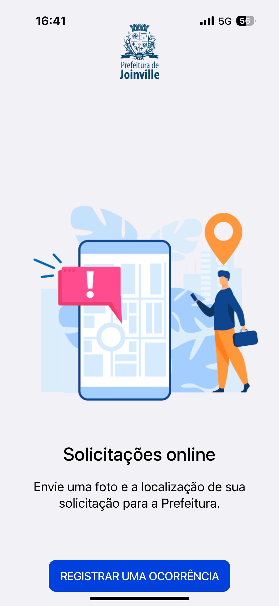 Solicitações online